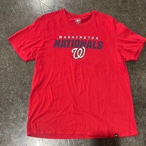 47 Red Washington Nationals Short Sleeve Tee